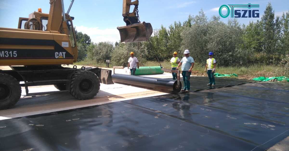 Ipari rekultiváció HDPE technológiával_MOL telephely